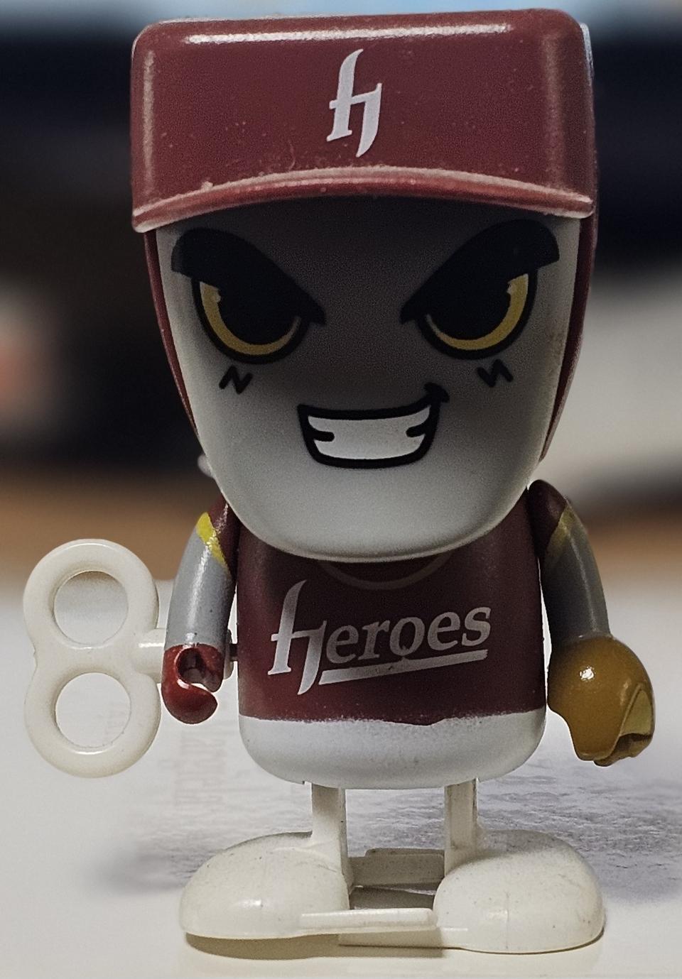 프로야구 넥센 히어로즈 마스코트 턱돌이 태엽 장난감 피규어