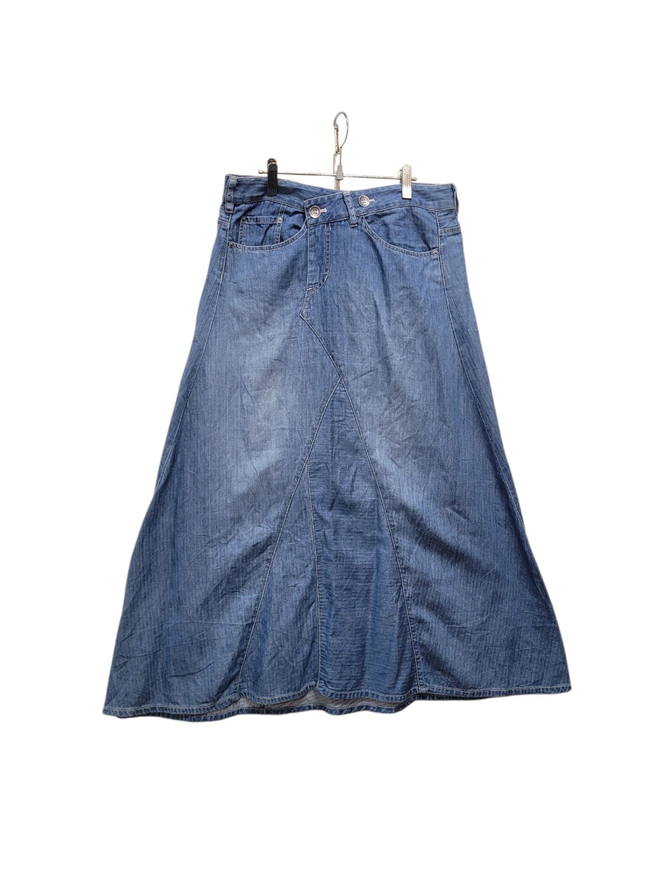일본제 심플라이프 디테일 매우 좋은 청 롱스커트