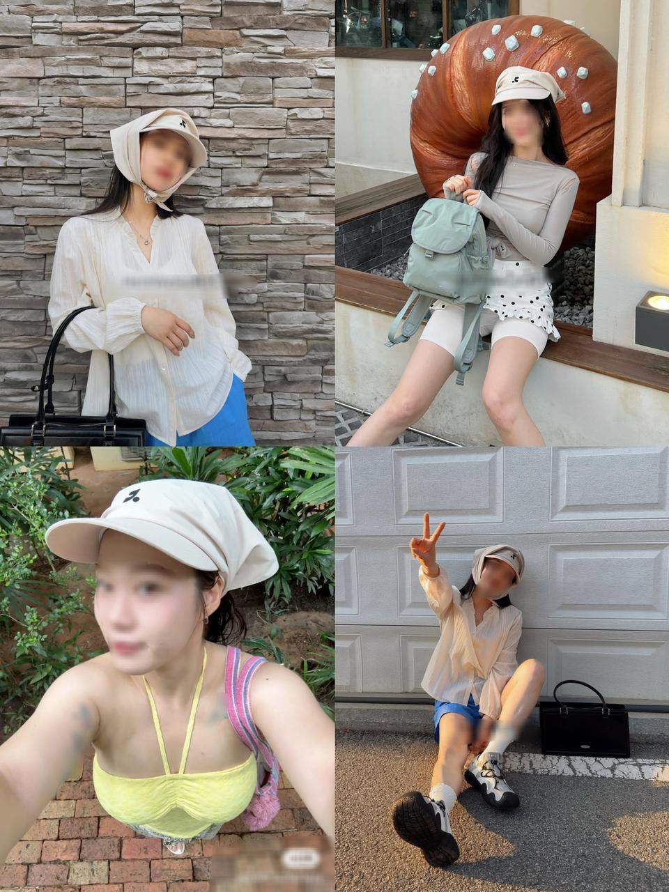 레스트앤레크레이션 스카프캡 볼캡 모자