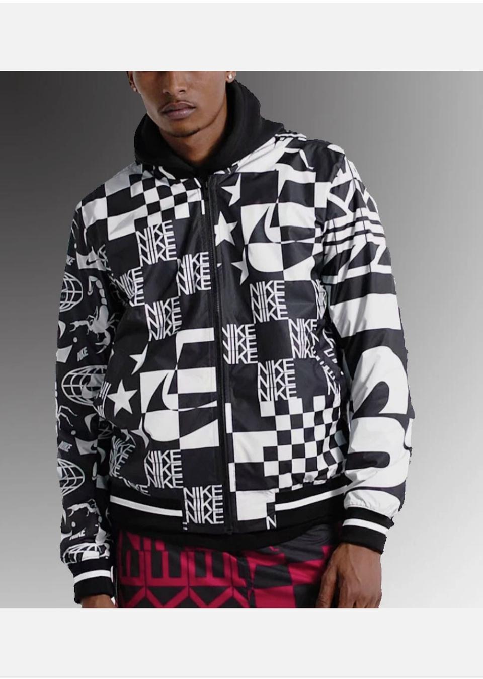 [m/95~100] 나이키 nsw 프린티드자켓 바람막이