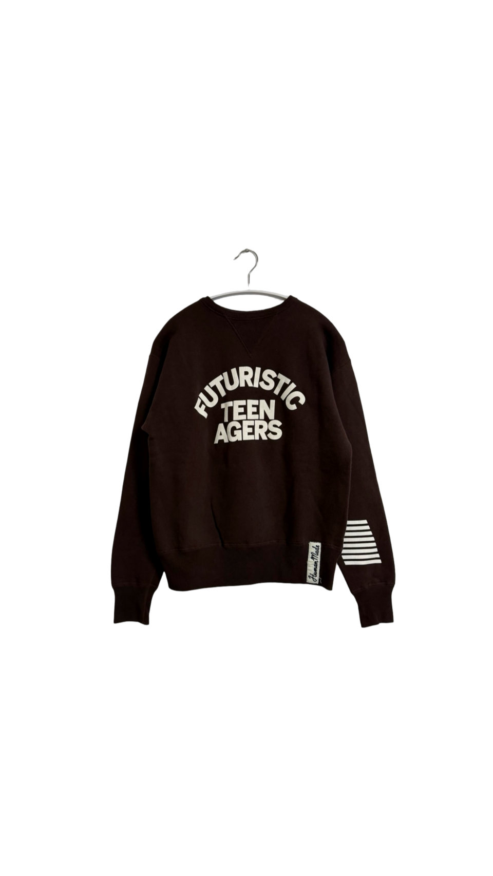 휴먼메이드 레터링 맨투맨