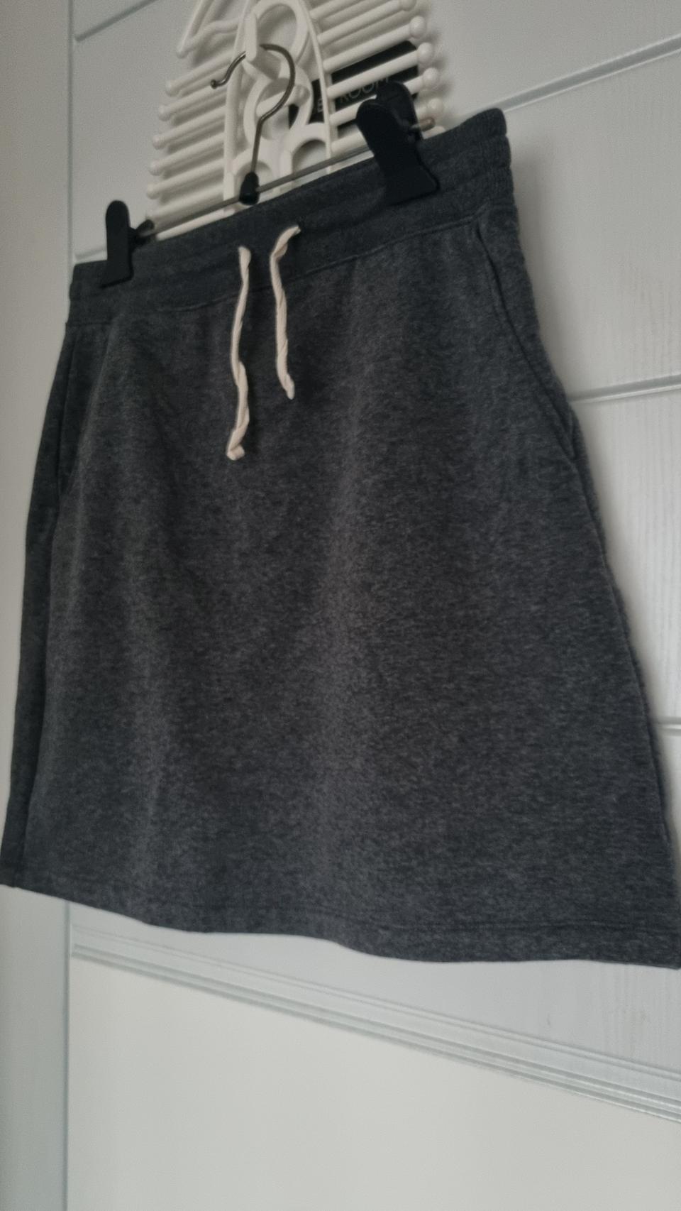 기모 회색 스커트F