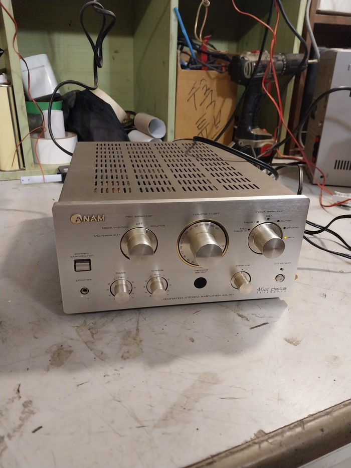 민트급 아남 미니 델타 레퍼런스 AA-40 인티 앰프