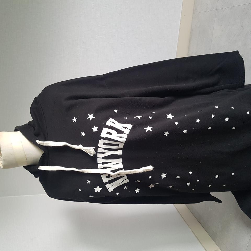 후드티 빅사이즈 기모 롱티 (가슴단면55 길이88)