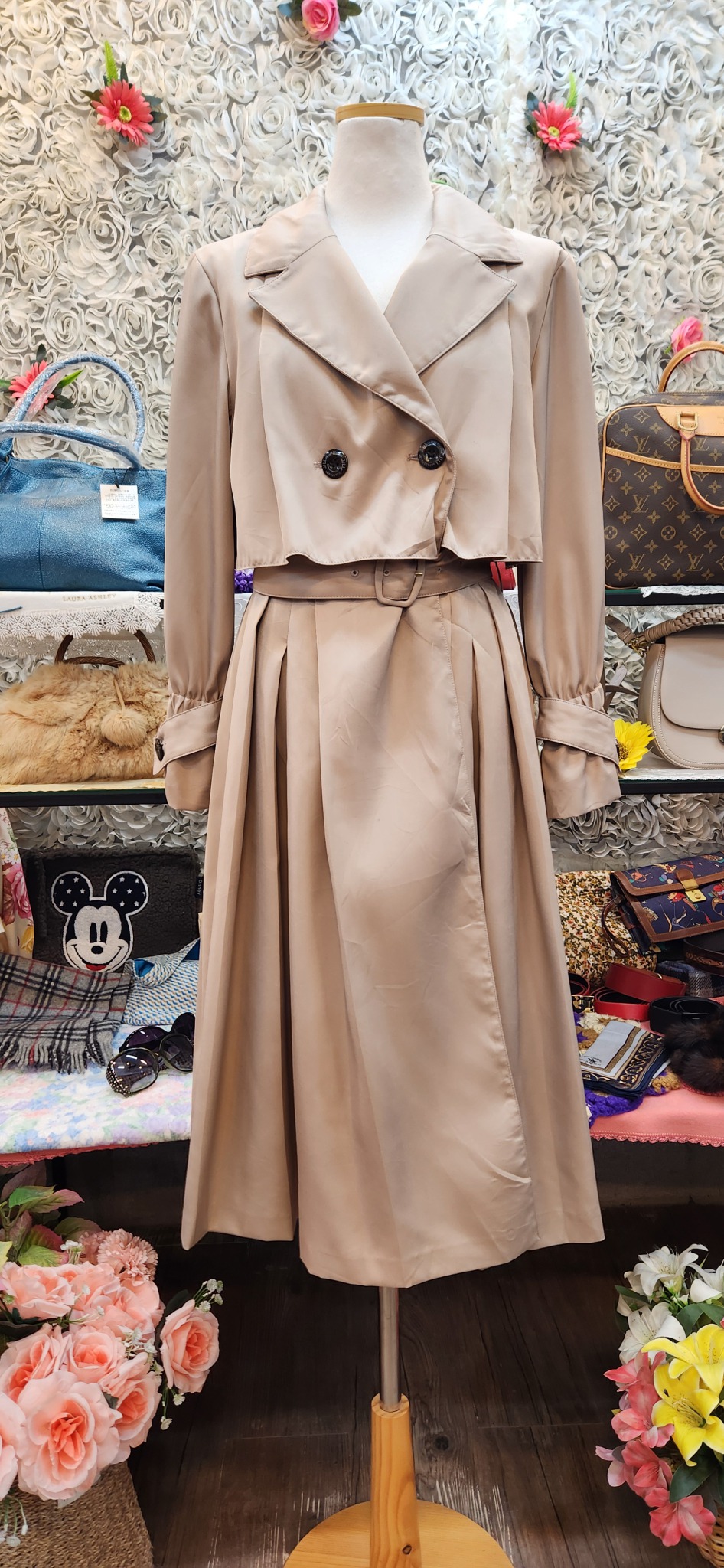 JILL BY JILLSTUART 질바이질스튜어트 트렌치 롱코트 (55)