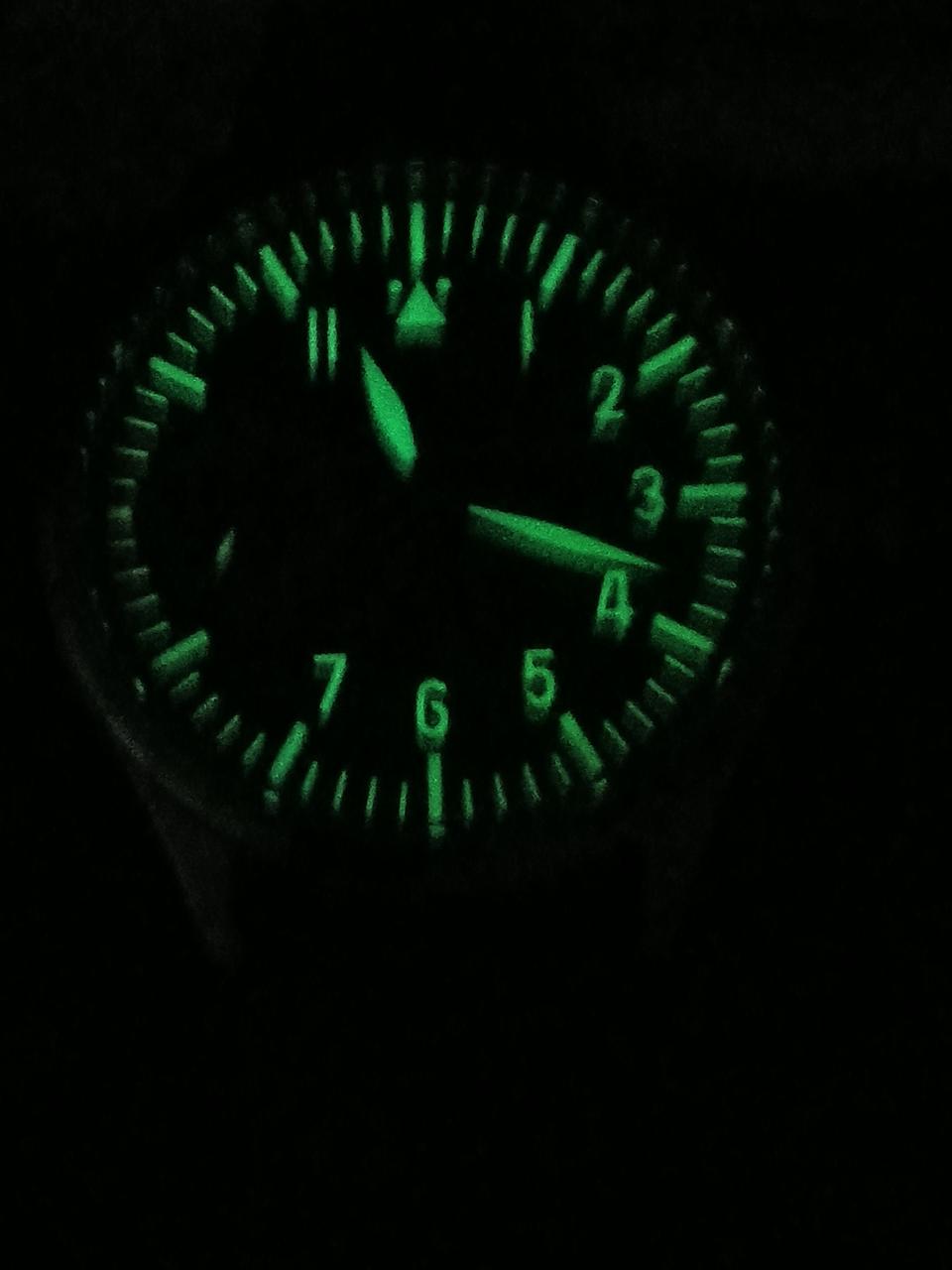 고급 파일럿 수동시계