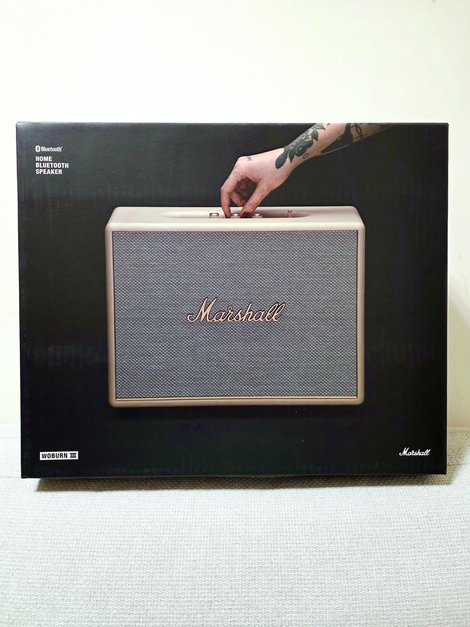 마샬 워번3 크림 색상 정품 블루투스 스피커 미개봉 새상품 팝니다