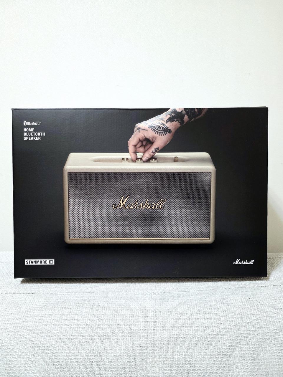 마샬 스탠모어3 크림 색상 정품 블루투스 스피커 미개봉 새상품 팝니다