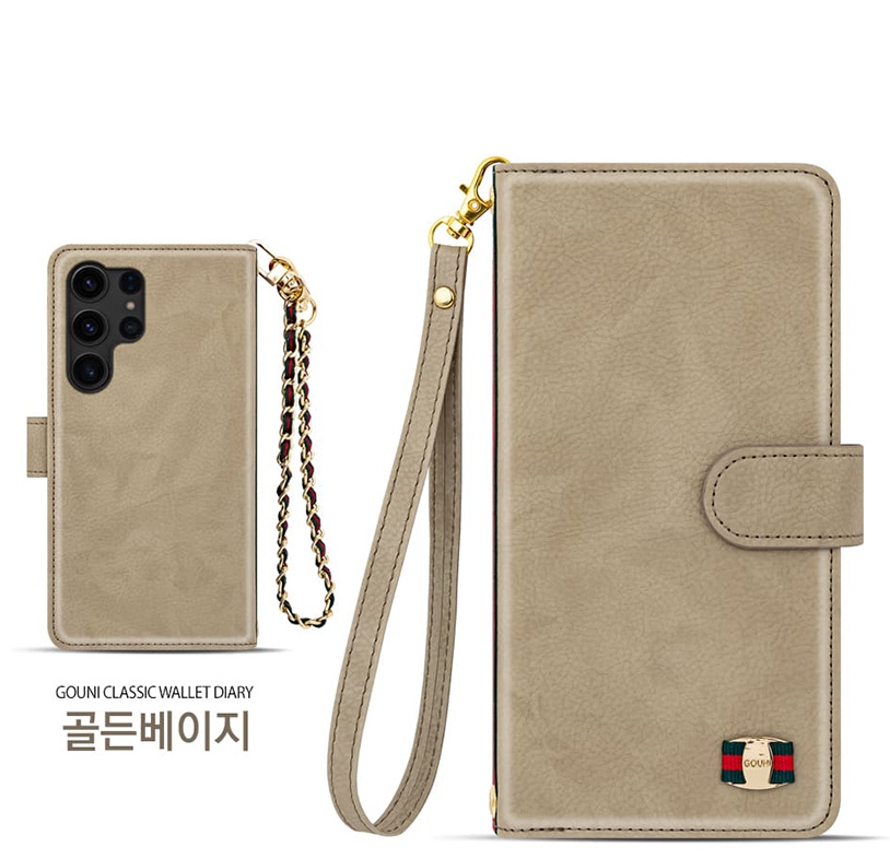 명가 천연가죽 지갑케이스 갤럭시 전기종