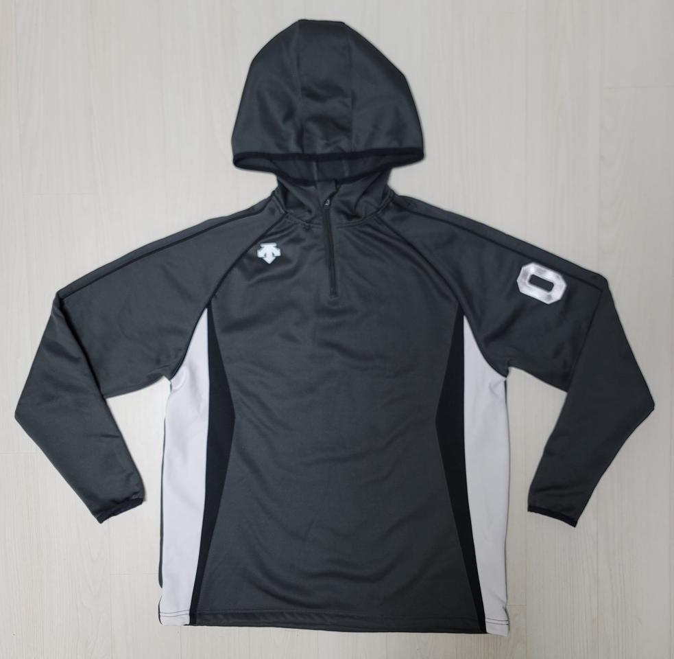 (100)데상트 베이스볼 기모 후드집업 긴팔티셔츠 판매합니다