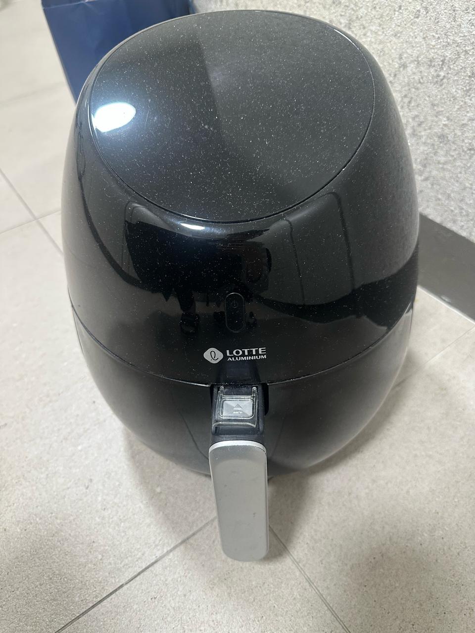 롯데 에어프라이어 블랙