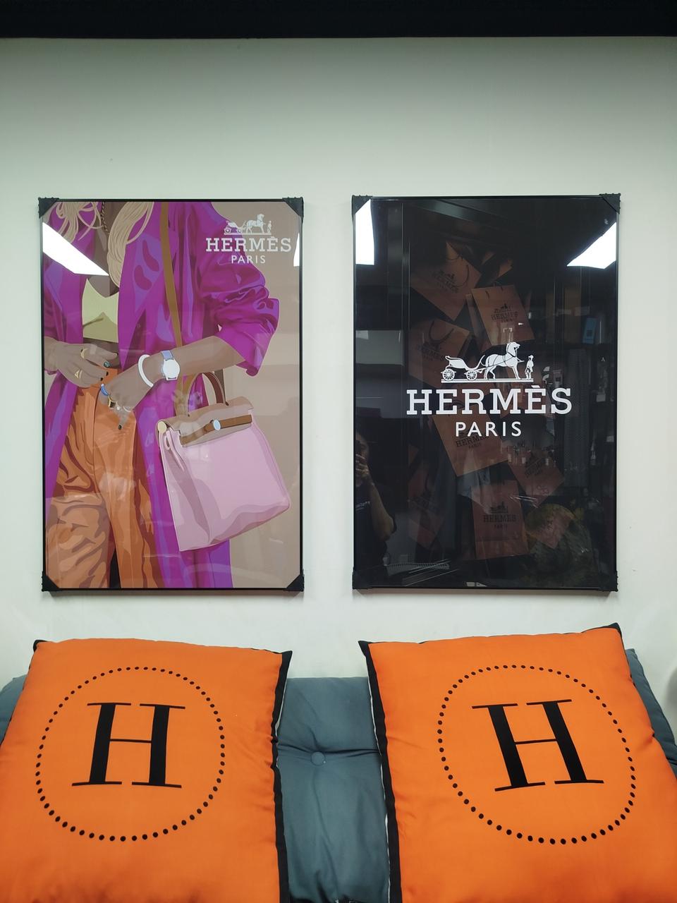 에르메스 가방든여인 가방 디올 미키마우스 그림 액자 인테리어소품 명품