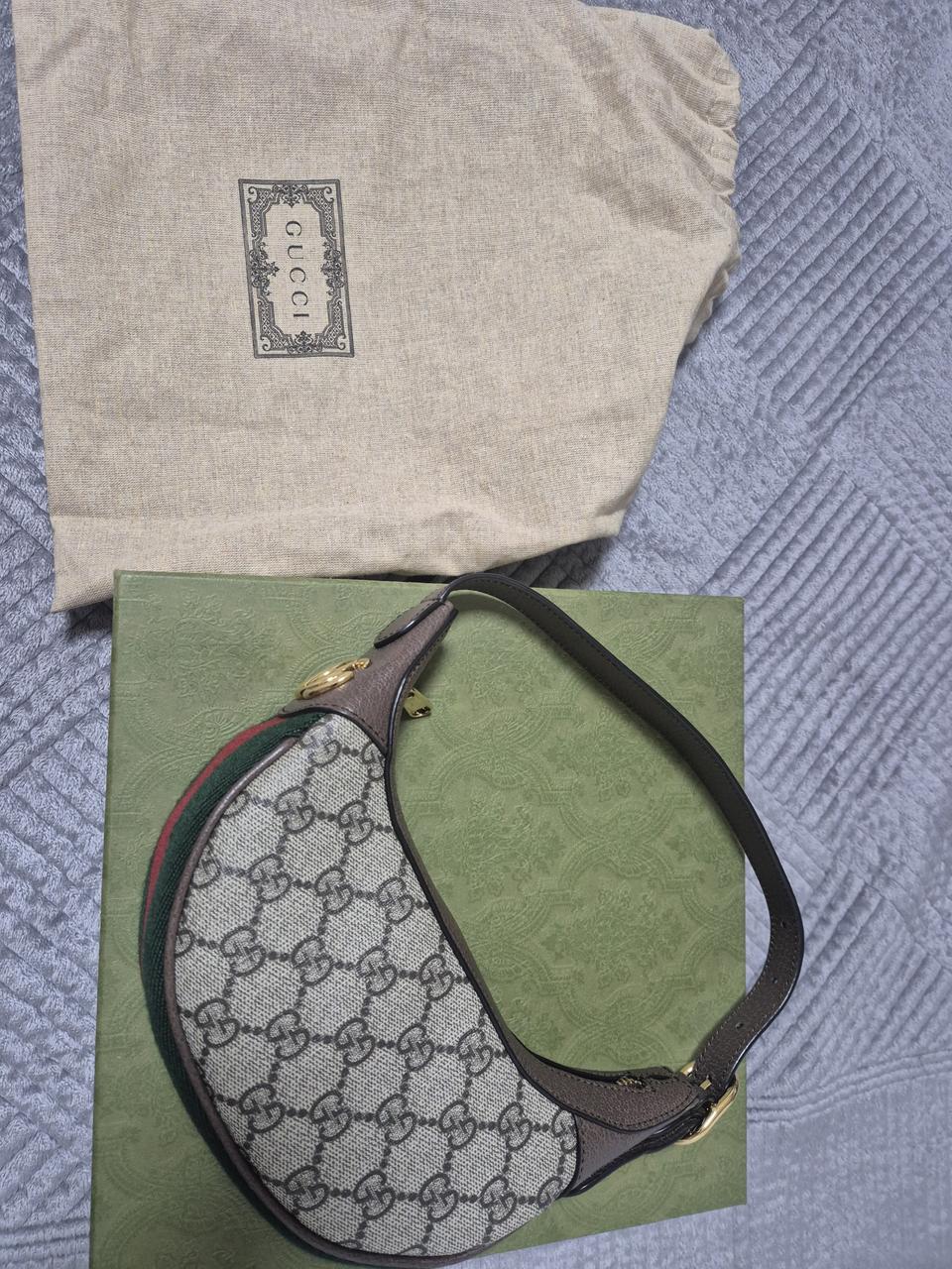 정품 구찌 오피디아 GG수프림 미니숄더백