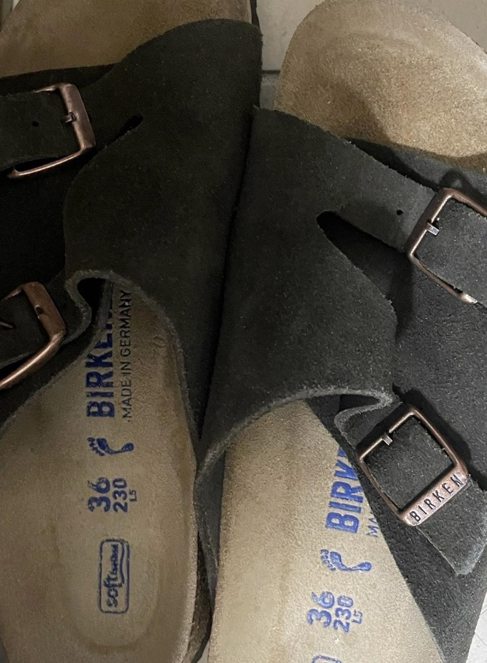 버켄스탁 정품 샌들 슬리퍼 36/230 Soft Footbed