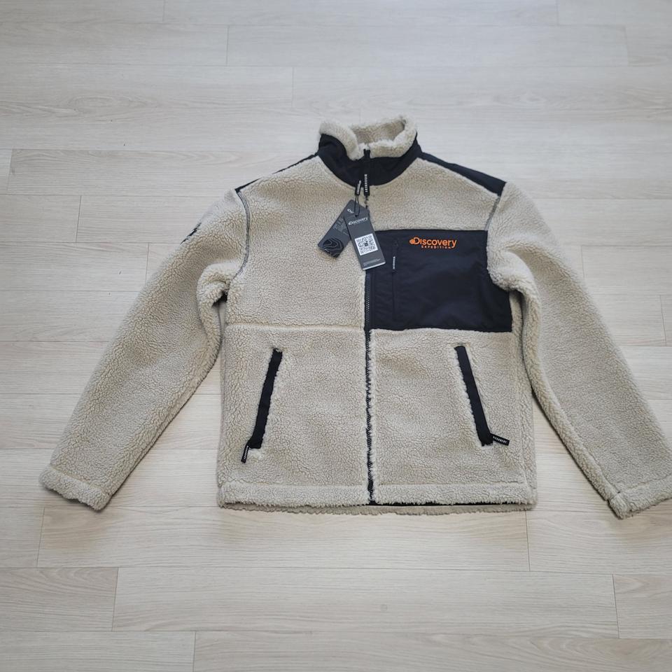 (새상품)디스커버리 양털 후리스 뽀글이 자켓 겨울 점퍼 M