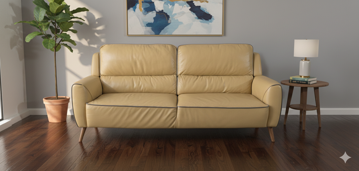 HTL 이태리 전체 천연가죽 3인 소파쇼파 서울경기(근거리)무료배송