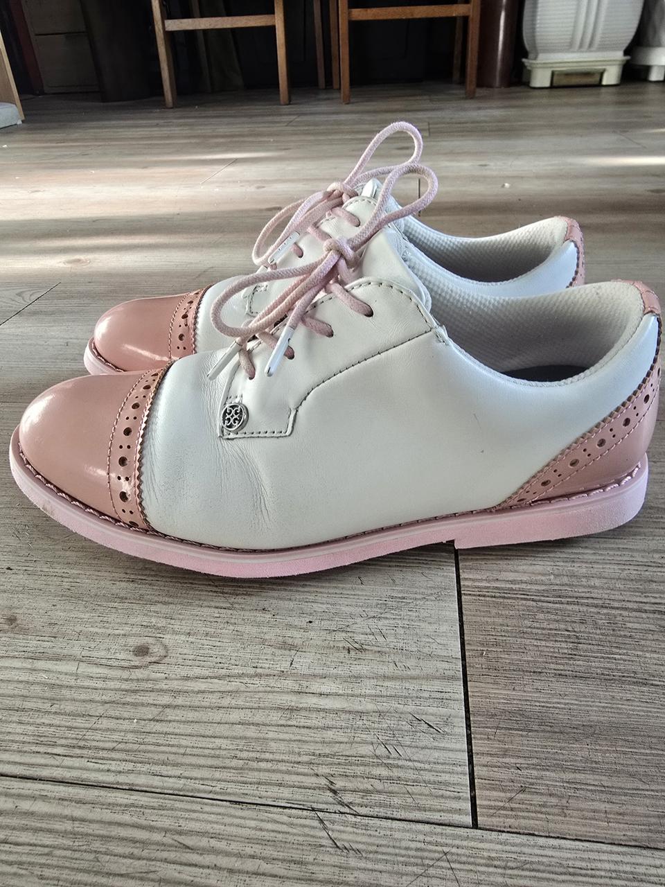 지포어 골프 정품 스파이크리스 여성가죽 골프화 230mm