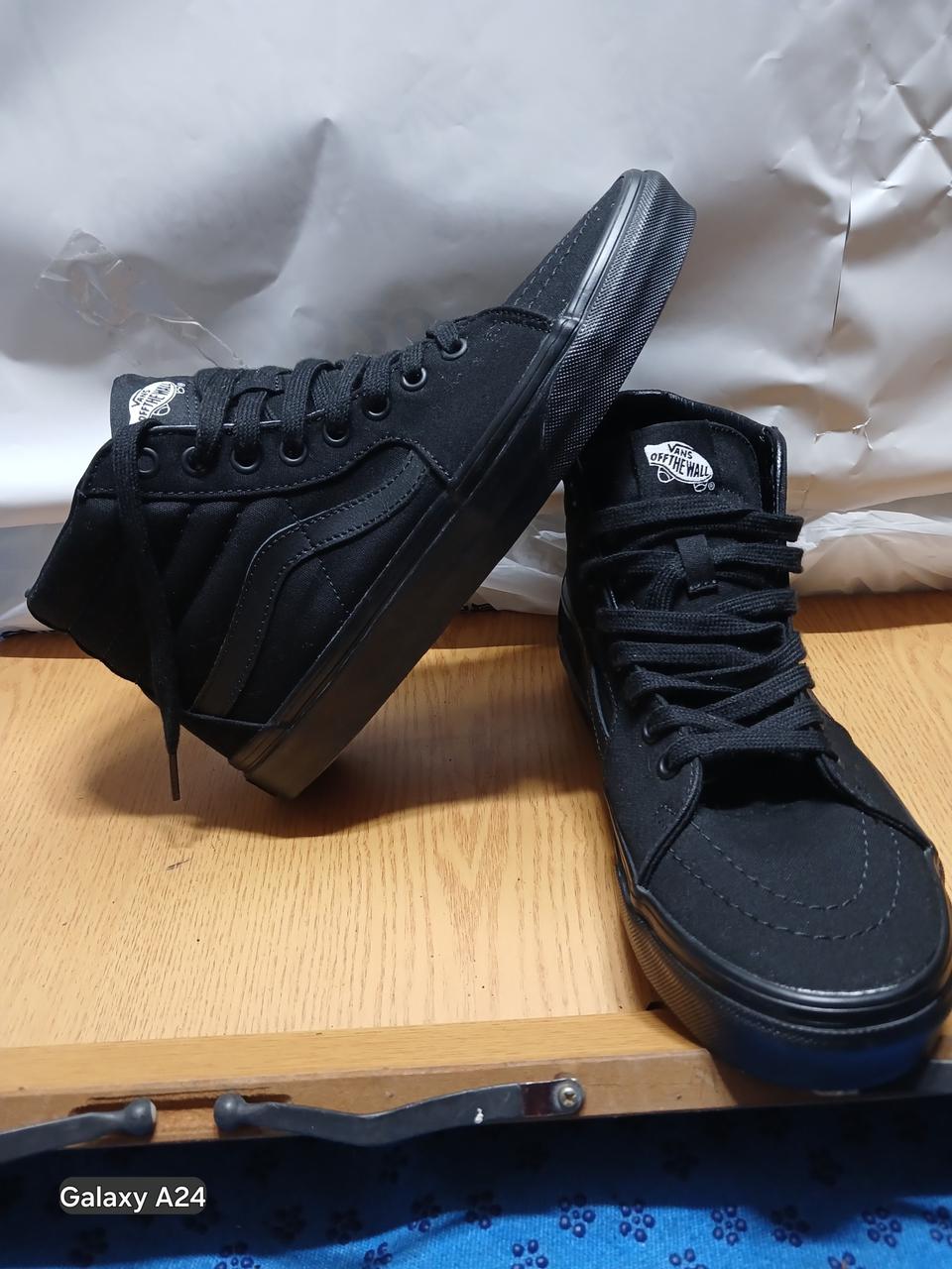 260mm 반스 스케이트 하이 올블랙 (4261)