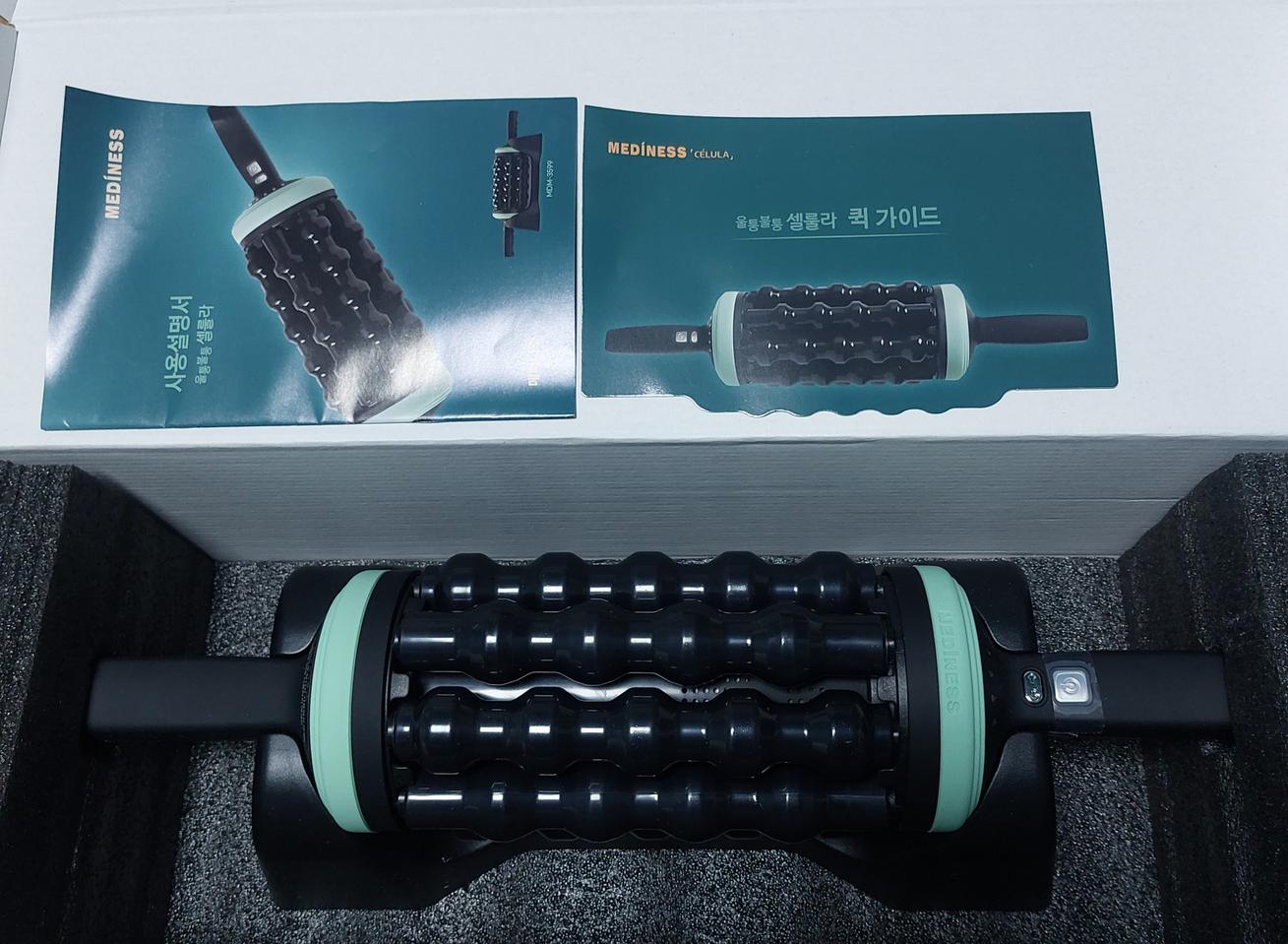미사용급 메디니스 셀룰라 다이어트 롤러 마사지기 MDM-3599