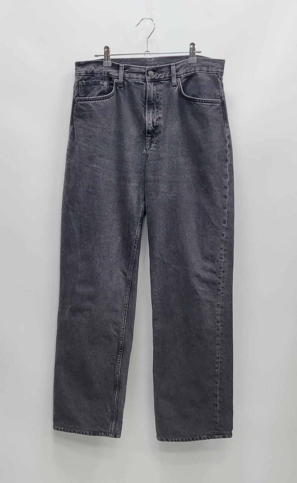 COS 코스 스트레이트 레거 블랙진 청바지 / 공용 30 워시드 블랙