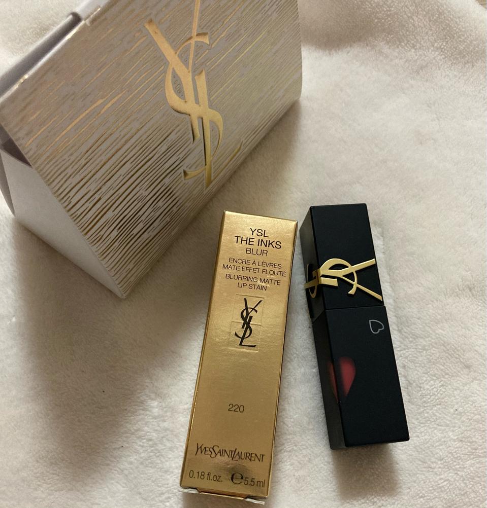 (로제 립) 입생로랑 잉크 블러 틴트 220 스트로베리 쓰릴 베리핑크