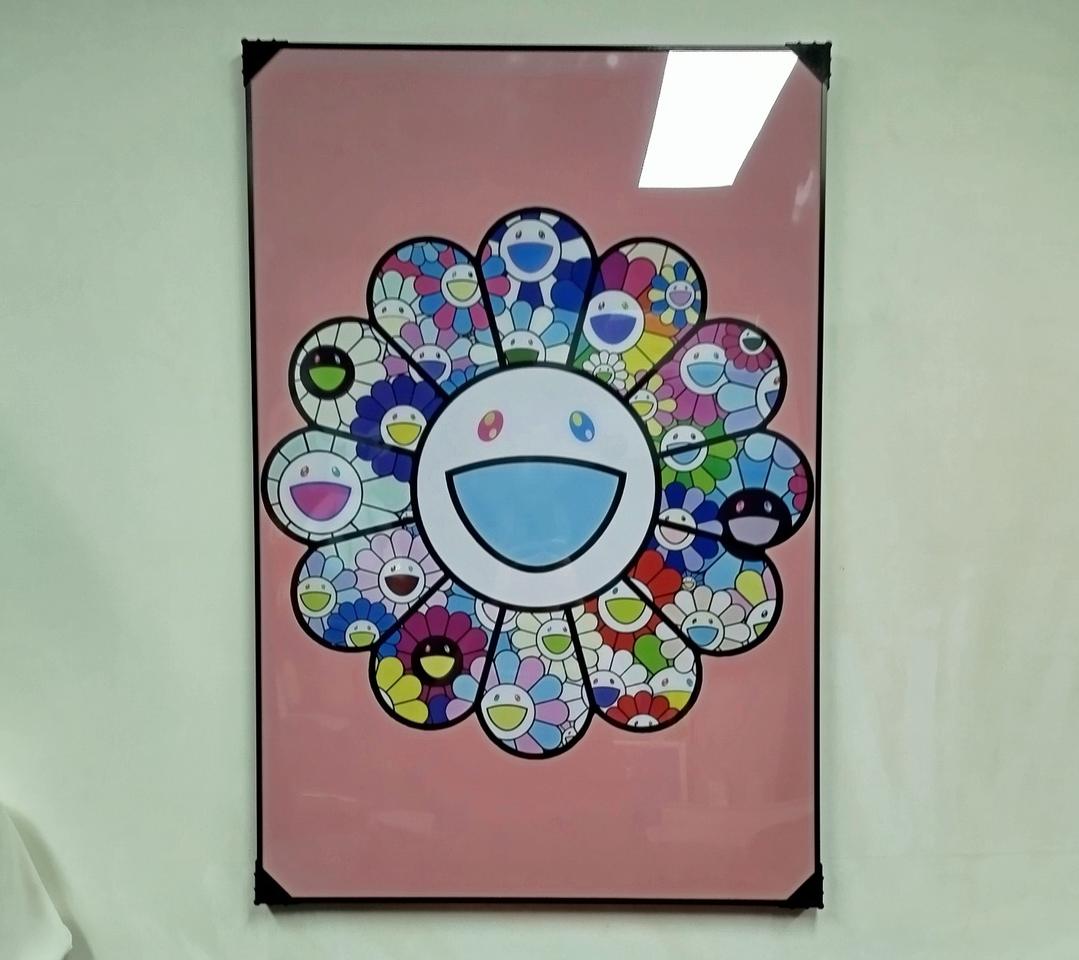 무라카미다카시 카이카이키키 꽃그림 대형 그림 액자 팝아트 인테리어소품