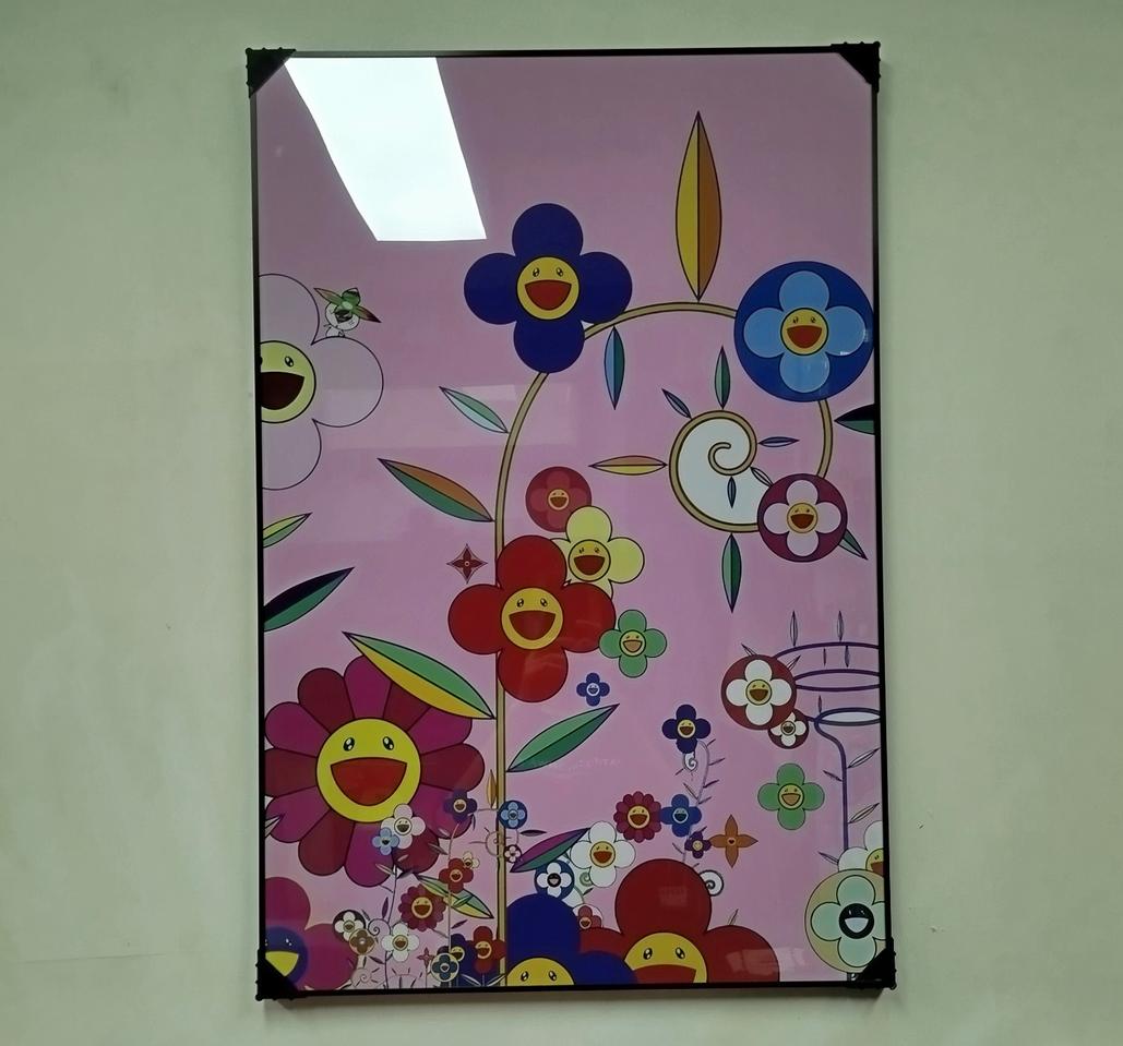 무라카미다카시 카이카이키키 꽃그림 대형 그림 액자 팝아트 인테리어소품