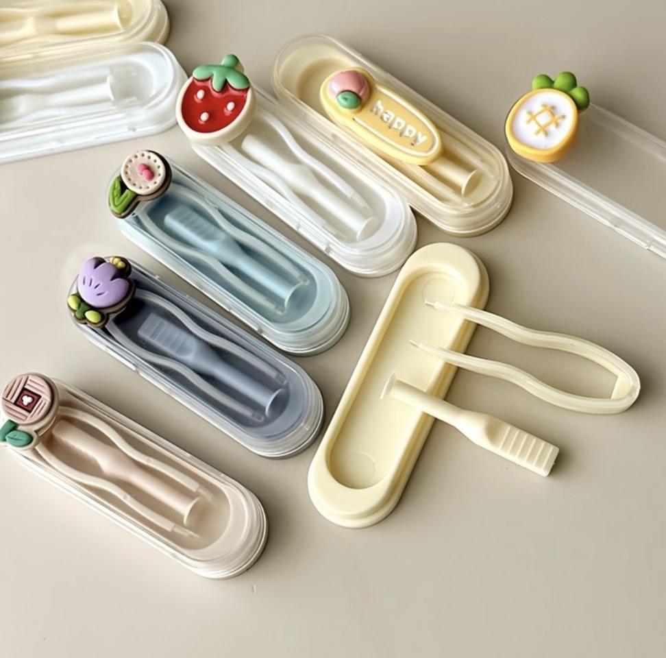 귀여운 디자인 렌즈 흡착 집게 세트