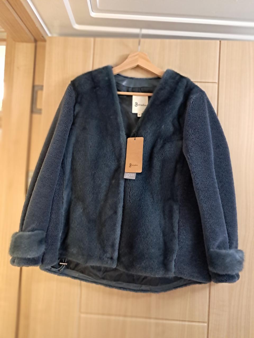 천연밍크블루 자켓
