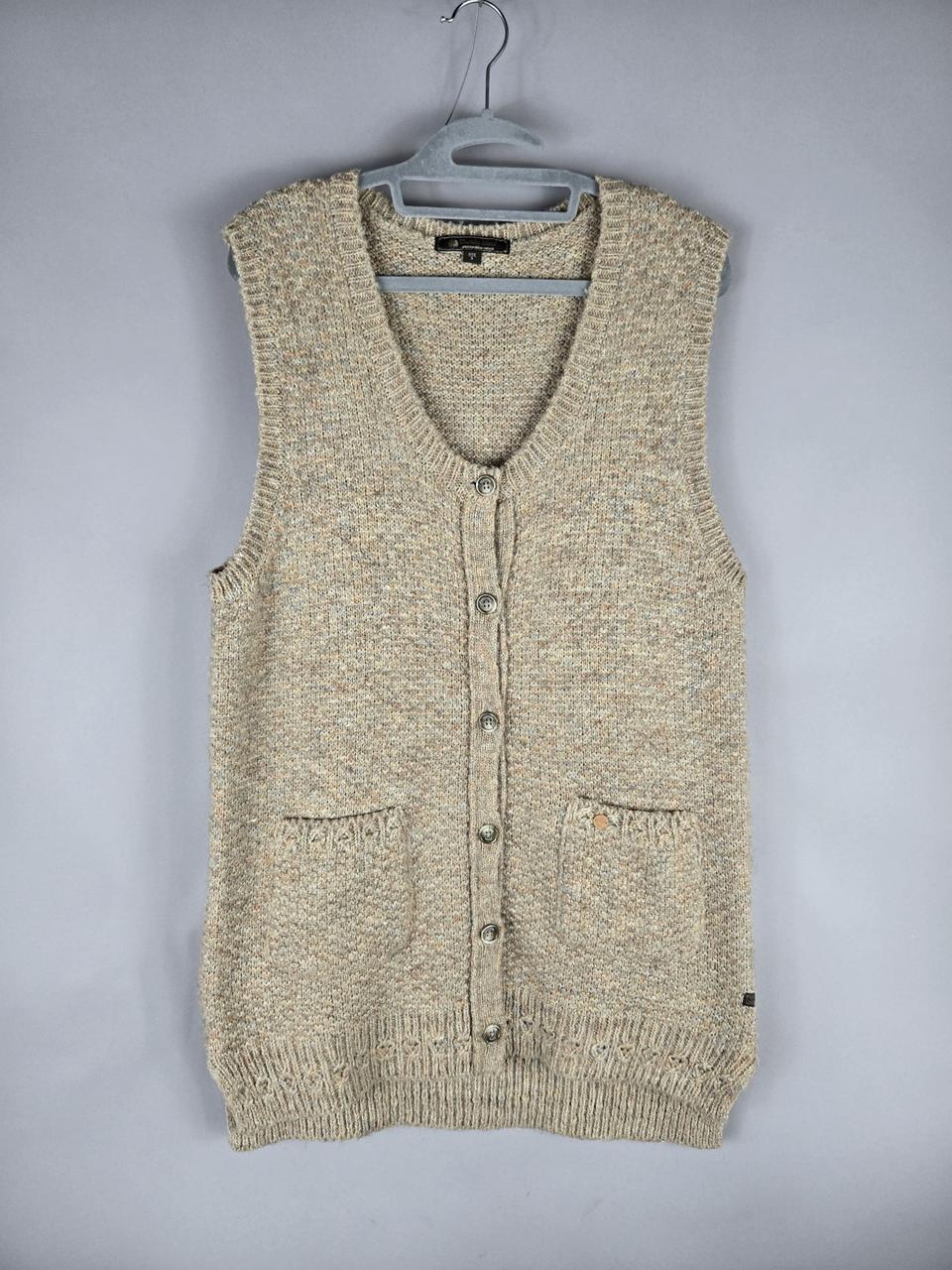 [무료배송]써스데이아일랜드 S 여성 울 혼방 니트 조끼 베스트