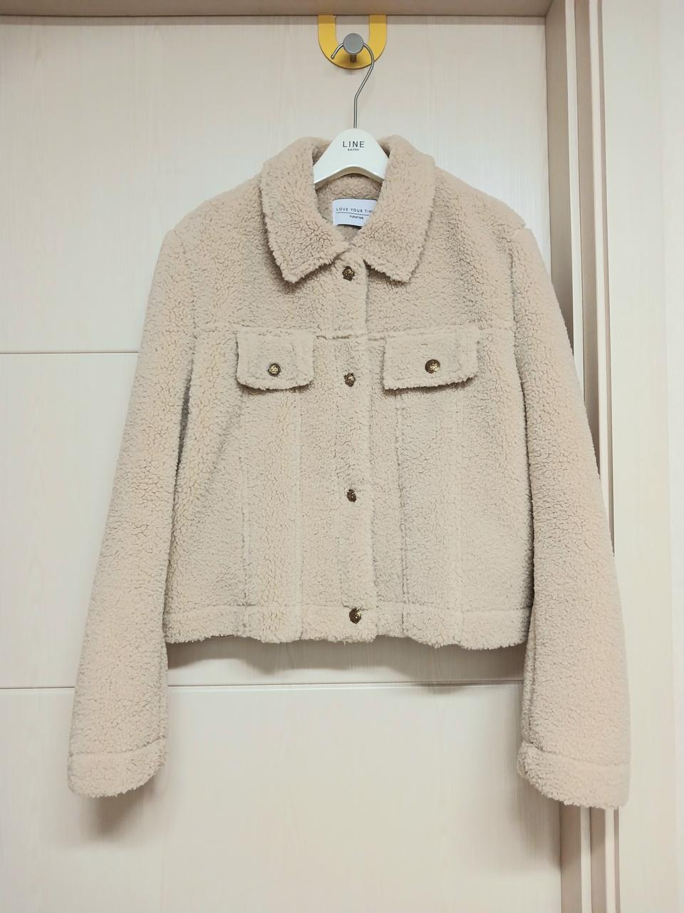 1회착용) yuratime 양털 도톰 자켓