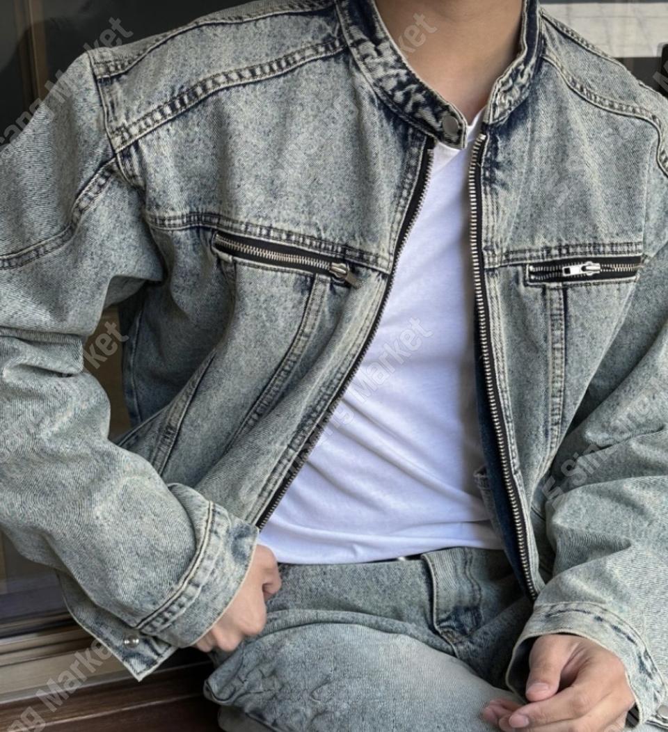 스톤데님 청자켓팬츠 세트(새상품/인기폭주)