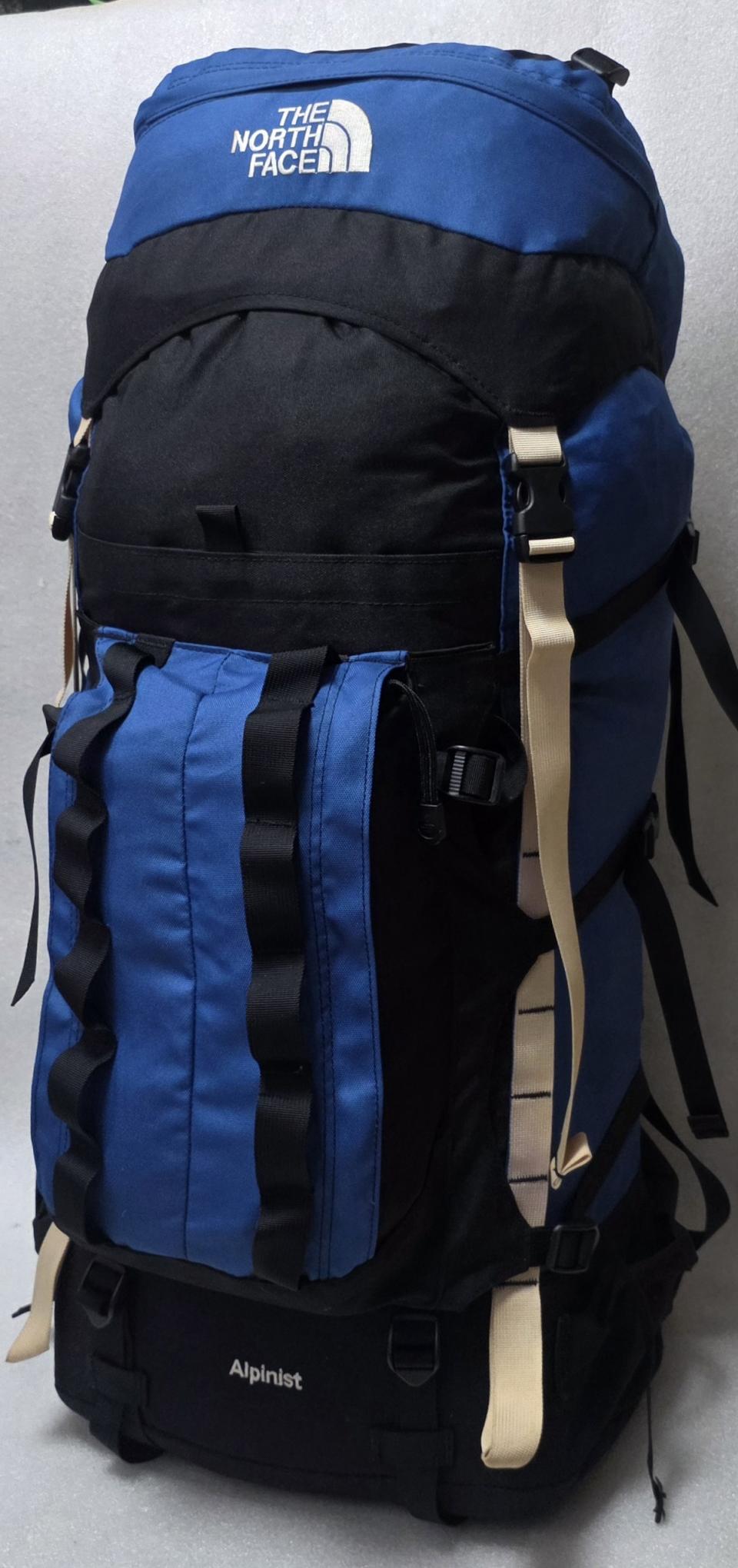 노스페이스 Alpinist 비박등산배낭 장기여행백팩 순례길 55~60리터