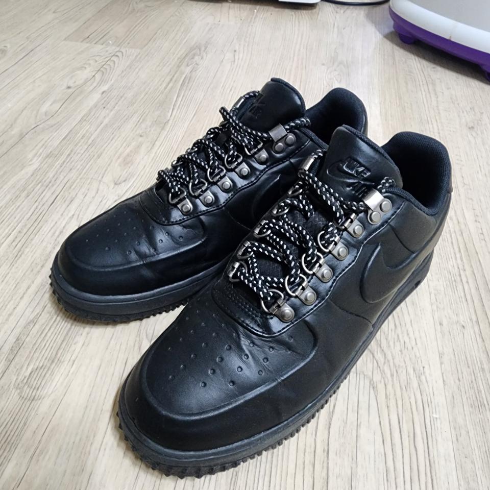 나이키 루나포스1 덕부츠 로우블랙 255mm