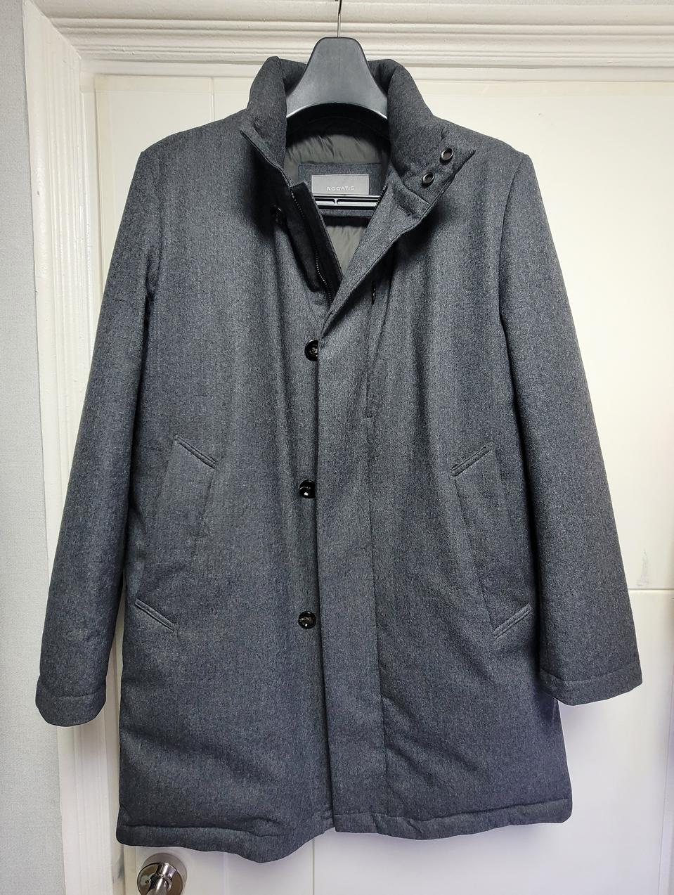 100-[로가디스] 까노니코 모100% 그레이 구스 다운 패딩 (하이넥)