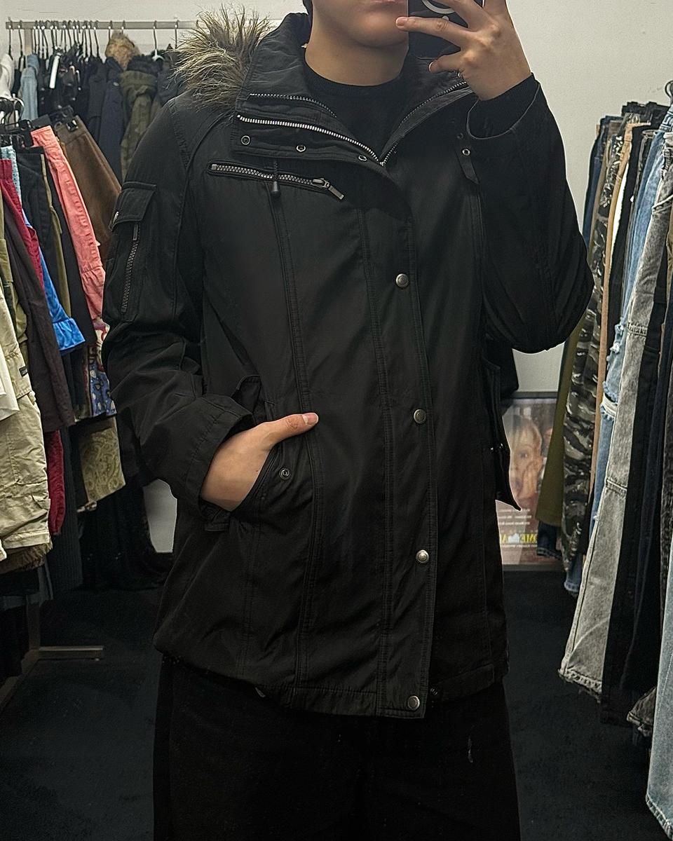 루이스 샤블론 일본 라쿤 퍼 야상 개파카 고스 펑크 락시크 하이넥 지퍼