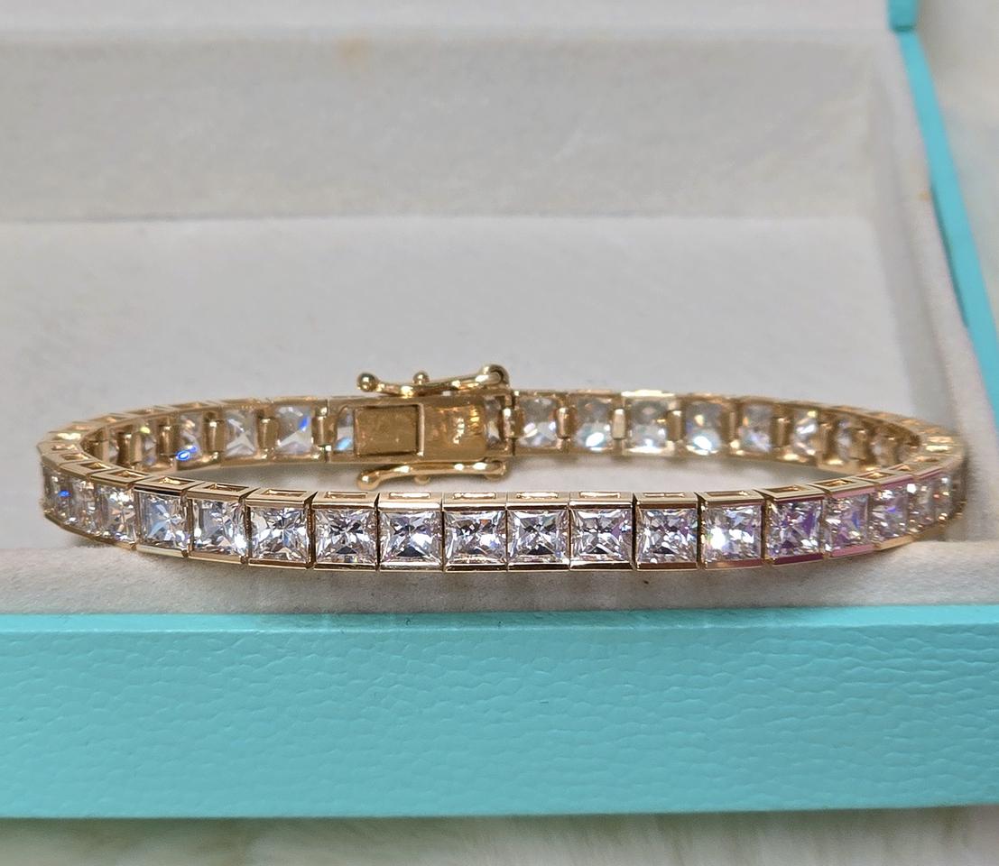 14k테니스팔찌 4mm 보증서포함