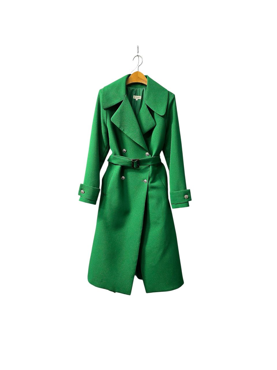 Kdaba 그린 트렌치코트
