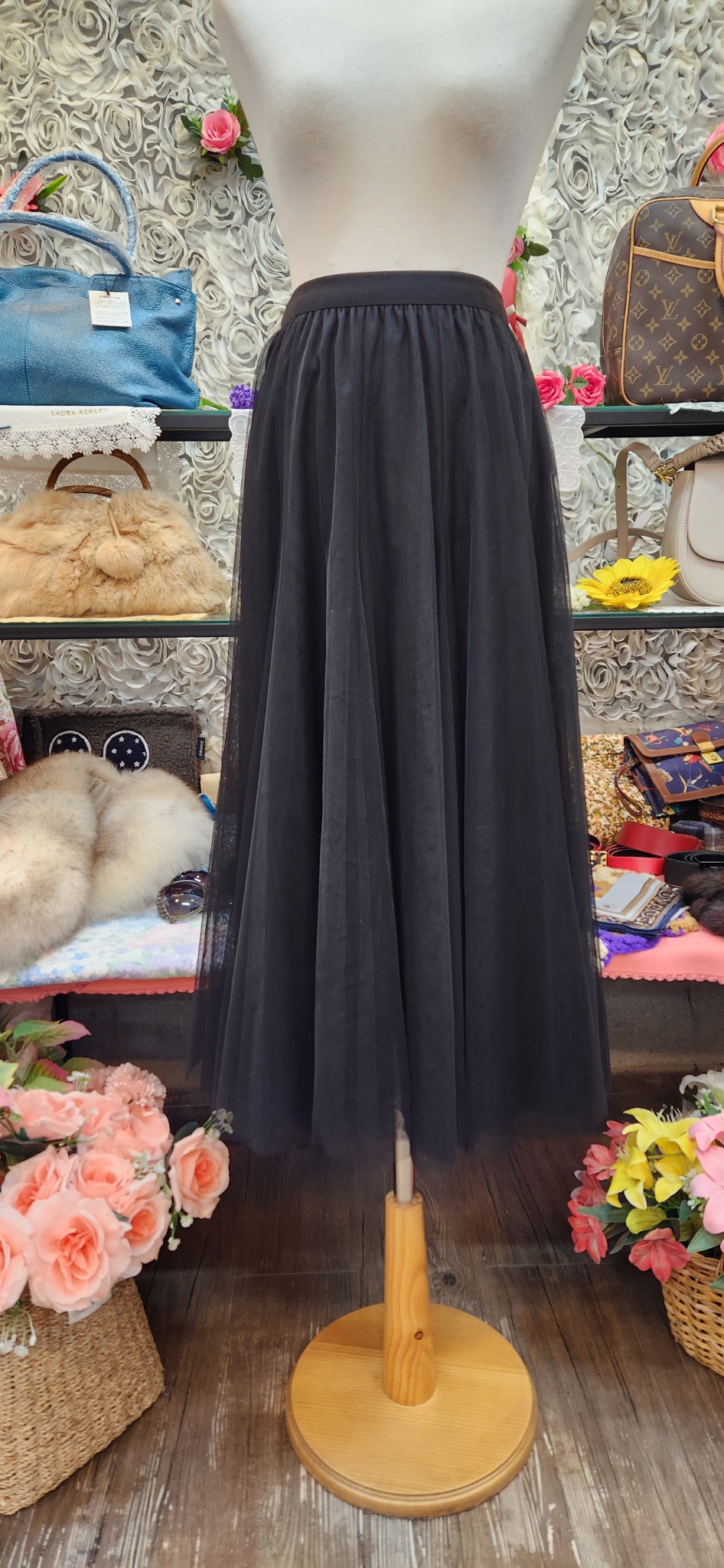 CLOVER DEPOT 샤 롱스커트 (55 66 77)