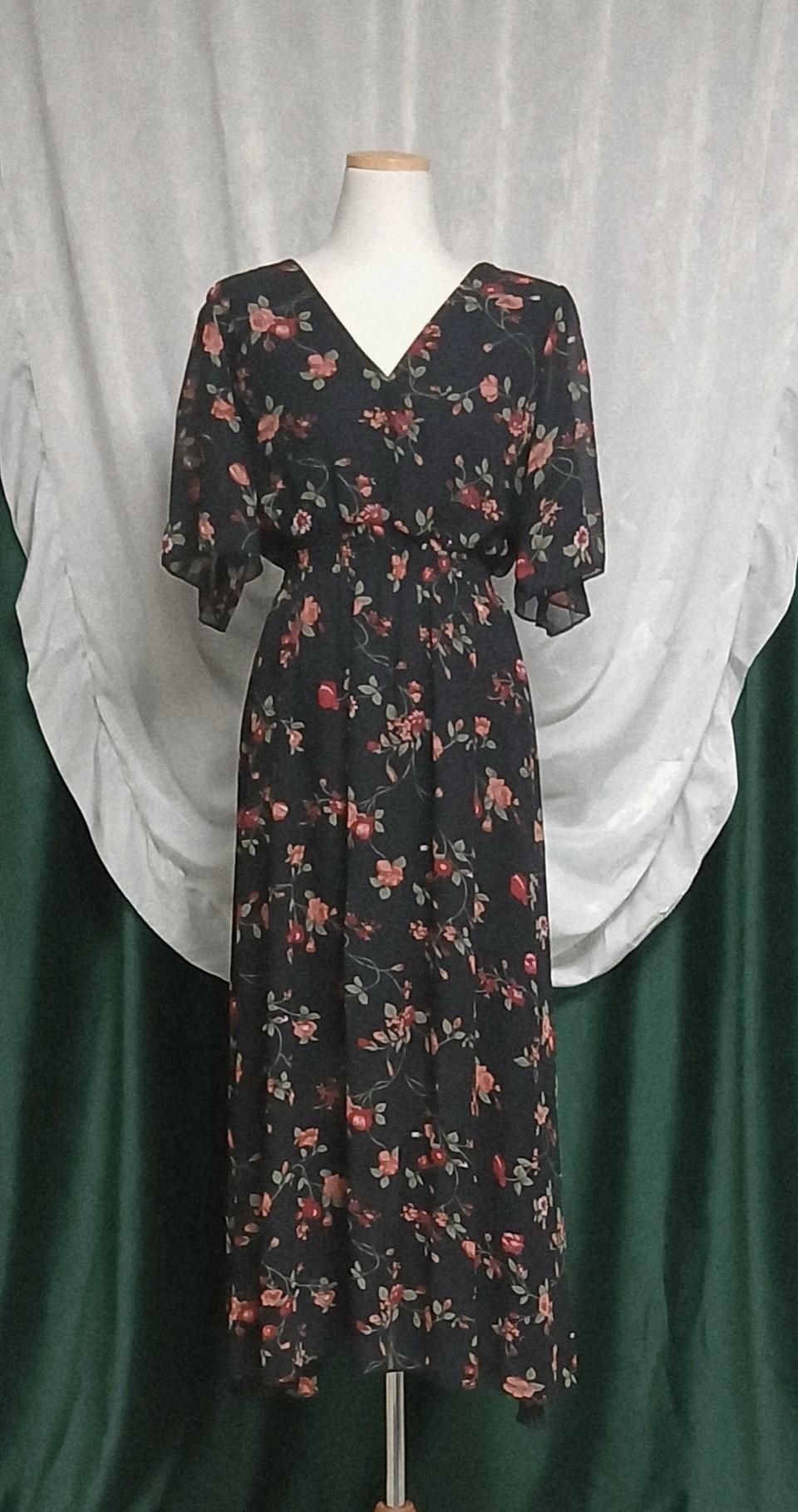 플라워 시폰 롱원피스  //새수준