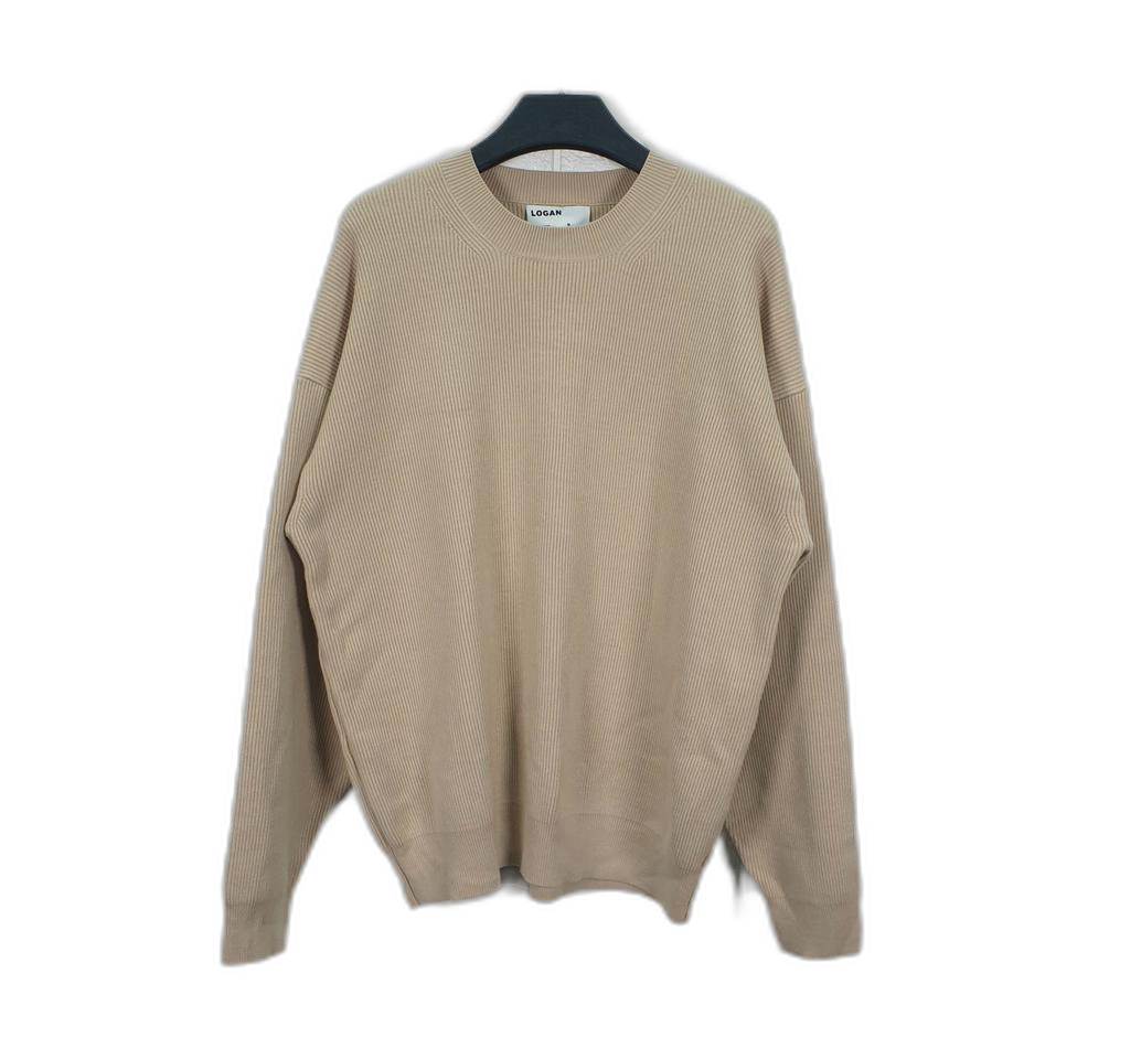 [95]로건 오버핏 골지 니트