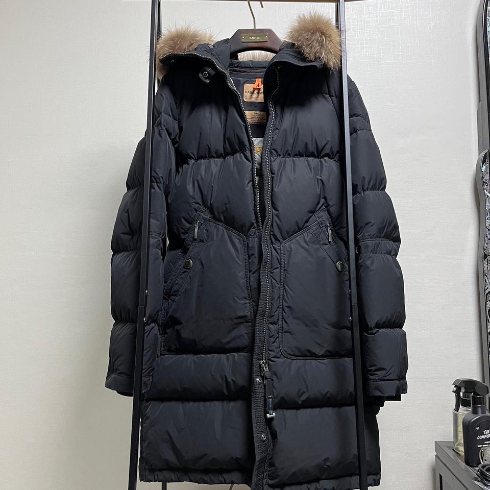 정품 S) 파라점퍼스 라이트 롱베어 블랙 롱 패딩