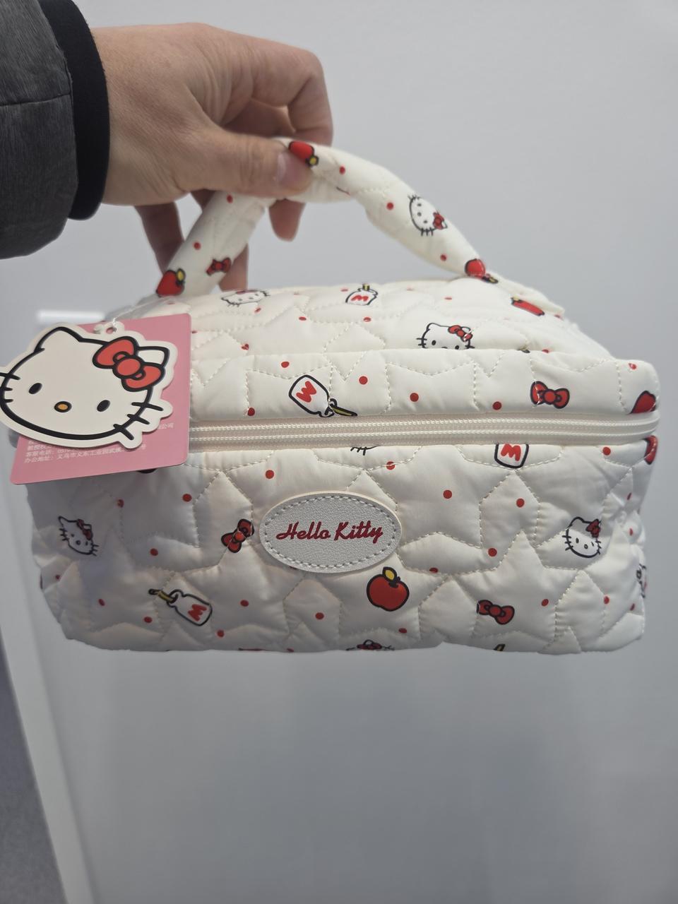 헬로키티 퀼팅 파우치