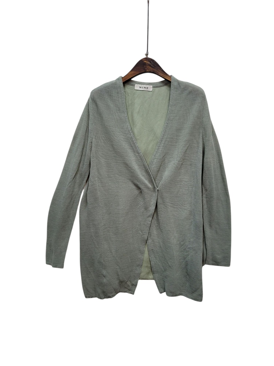 구입가 60만원대 마인(MINE)의 니트 레이어드 가디건