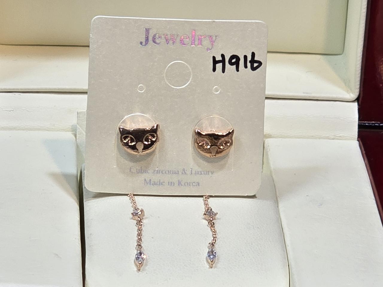 큐빅셋팅 투웨이 귀걸이