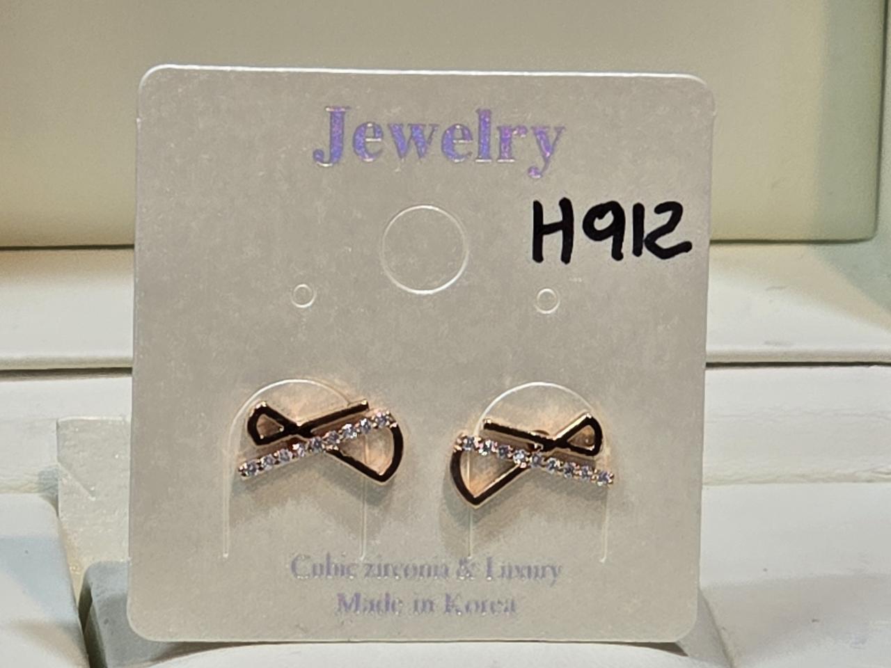 큐빅셋팅 925은침 귀걸이