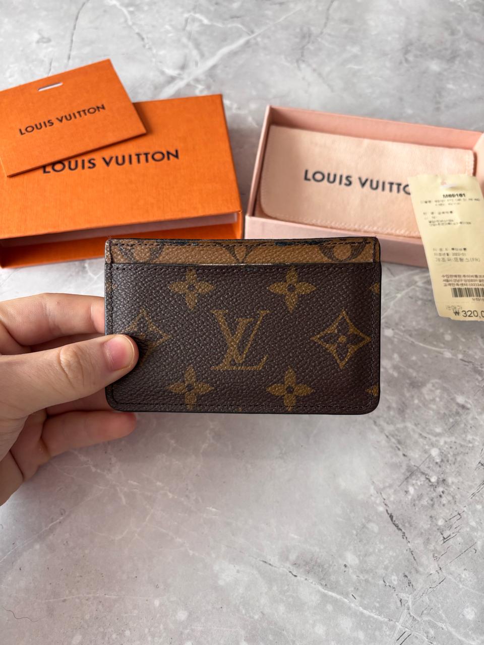 [정품] 루이비통 모노그램 리버스 카드지갑