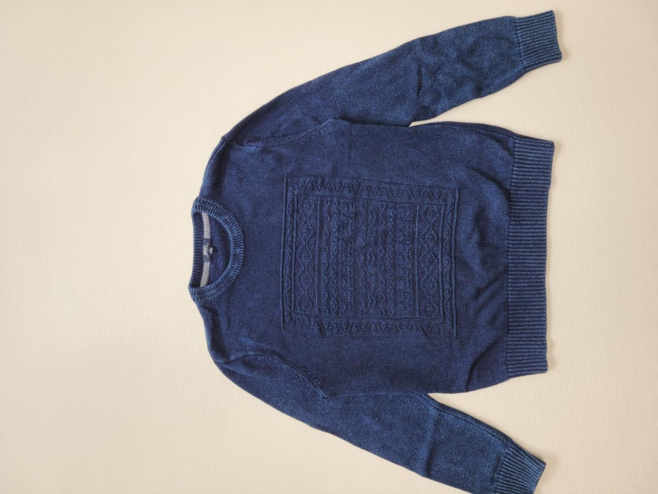 스파오 SPAO 남자 워싱 니트 105 인디고