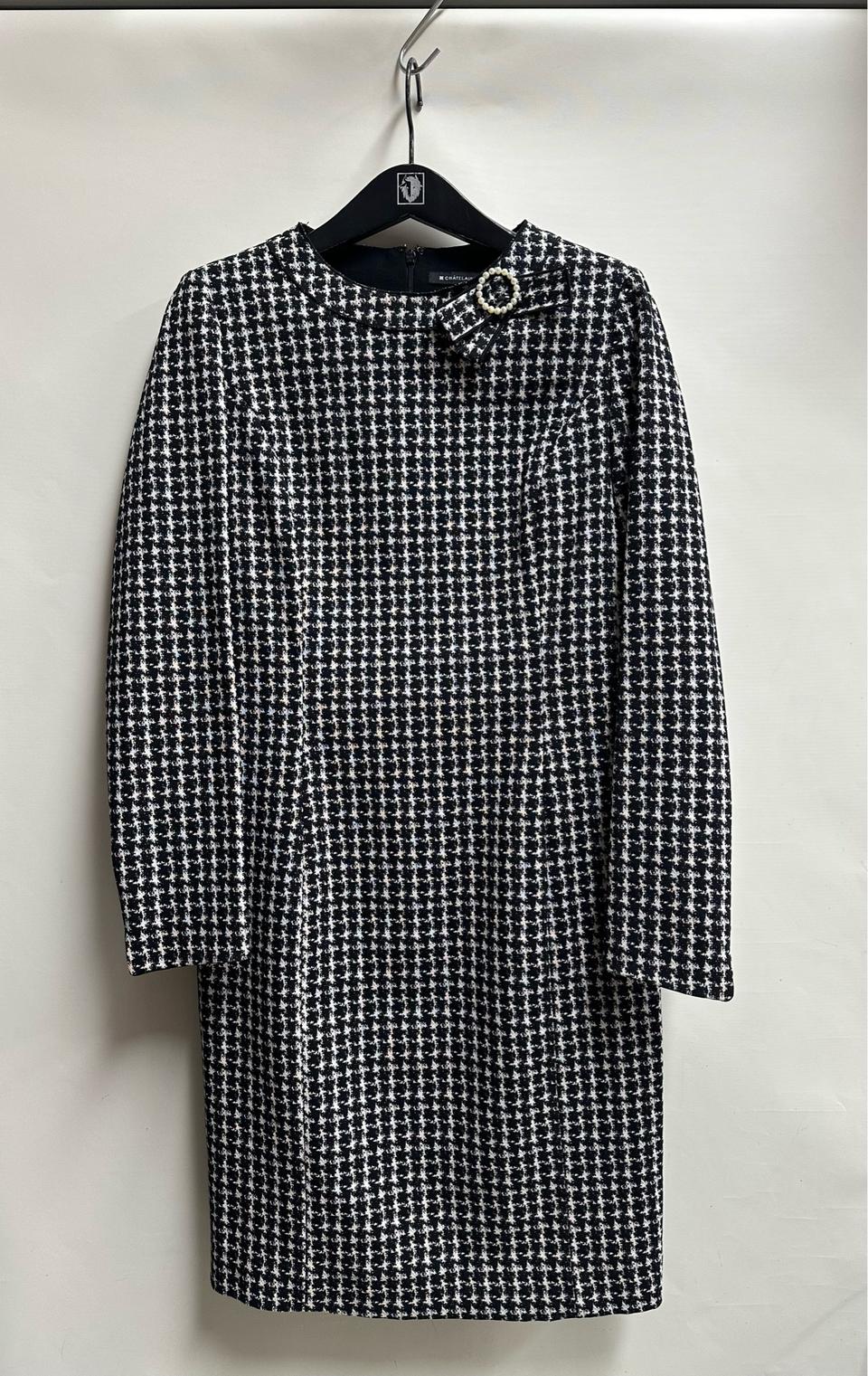 샤트렌 체크 무늬 원피스 90