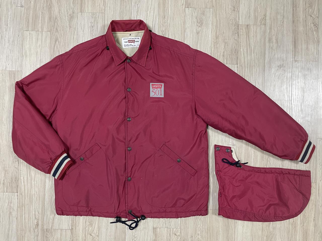 105) 90s 리바이스 501 누빔 코치자켓(+후드)RRL&LVC&폴로